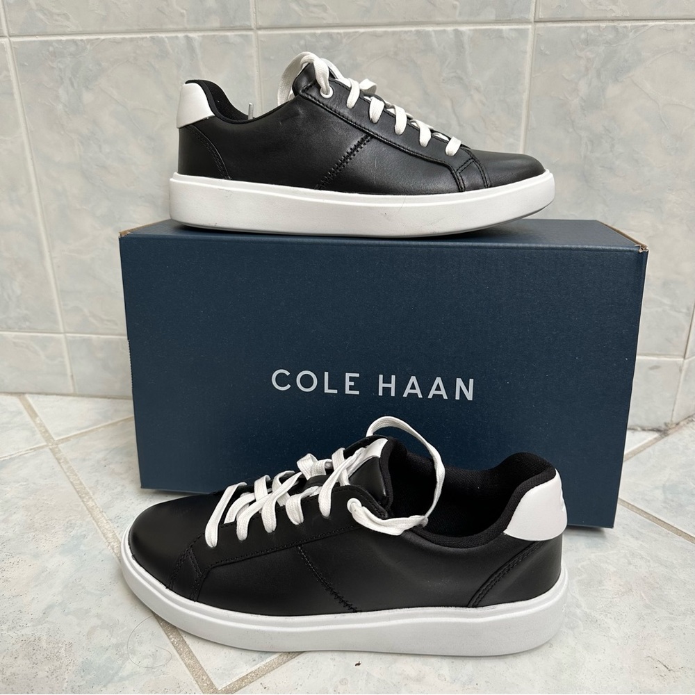 Cole Haan Grand Crosscourt Coaster Women's Black Sneaker Size 7